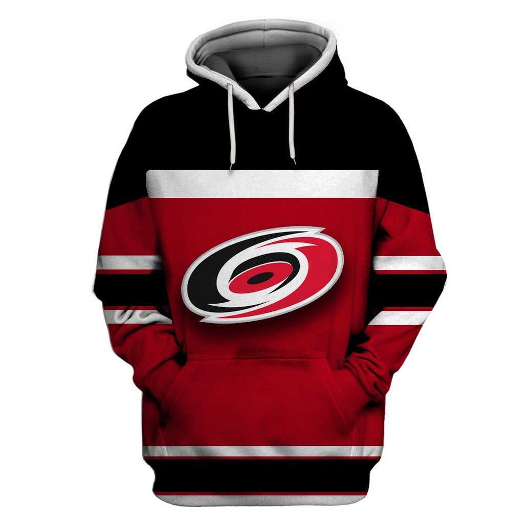 Hurricanes Red Black All Stitched Hooded Sweatshirt,We sell and wholesale Hurricanes Red Black All Stitched Hooded Sweatshirt on line form chian!